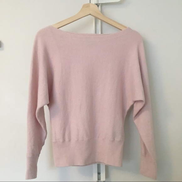 H&M Sweaters - H&M Blush Wool Off-The-Shoulder Top -Size S